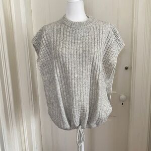 Oversized pullover drawstring vest, OSFM, new with tags, so soft & comfy